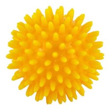 2 Massageball Igelball 8 cm gelb