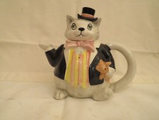 A897 teekanne katze keramik - teekanne, katze,