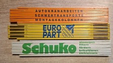 3 Stück 2m Zollstock