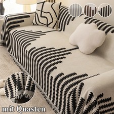 Sofa Überwurfdecke Chenille
