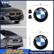 2x Emblem + 4x Gummitüllen 82mm 74mm Motorhaube Heckklappe für BMW E39 E36 3/5er