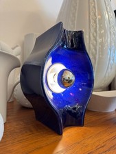 Blau glasierte keramik - blau,