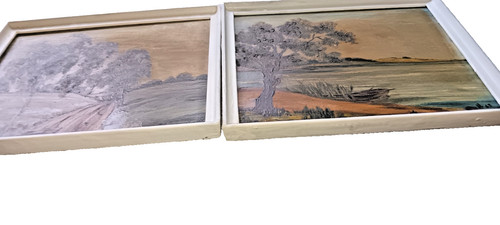Landschaftsbilder öl - ,