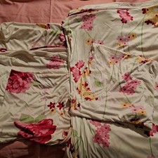 Bettwäsche QVC BLumenmuster /