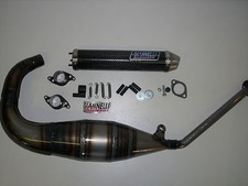 Giannelli CARBON Sportauspuff Auspuff Krümmer Endtopf komplett Aprilia RS 125