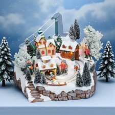 Music Box Winter Scene Cable
