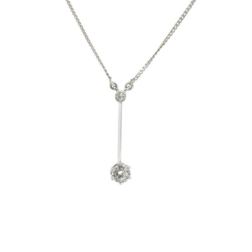 Stab collier mit - einem, diamant