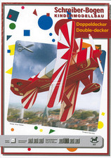 Kartonmodell Doppeldecker