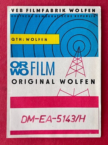Qsl reklame 1969 orwo - qsl,