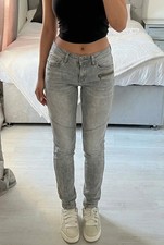 Gang Jeans Grau Used Look W32