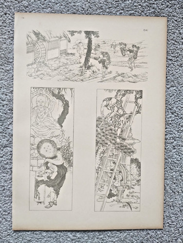 Drei szenen von hokusai - von,