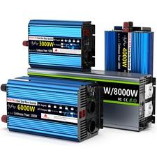 3000W-8000W Reiner Sinus-Wechselrichter 12V 24V 230V Spannungswandler Inverter