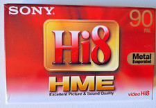 Video Cassette Sony Hi8 HME PAL, OVP; 90 min, Metal Evaporated
