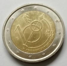 1 x 2 Euro Ital.Umlaufmünze Gedenkmünze 100 Jahre Aeronautica Militare Prägung R