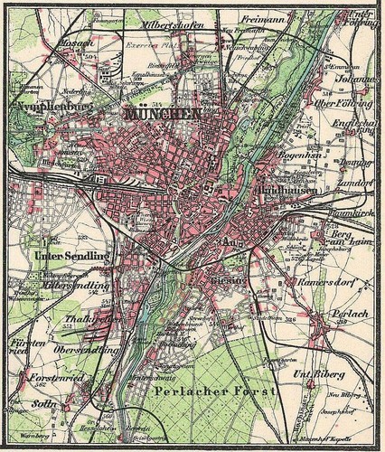 Stadtplan von münchen - stadtplan,