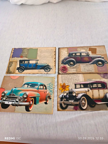 Set tlg oldtimer autos - set, 20-tlg