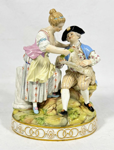 Prachtvolle meissen figur - prachtvolle,