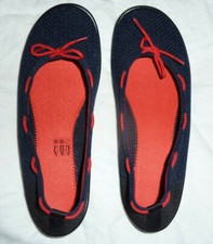 Leguano - style - maritim - Größe 38 - blau/rot - Leguano Schuh - Ballerina -NEU