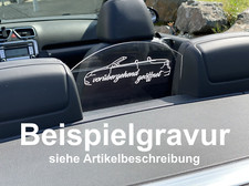 Windschott hinten VW EOS