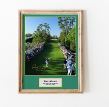 Rory Mcilroy 2025 Masters Winner Druck Poster gerahmt Grand Slam signiert Foto