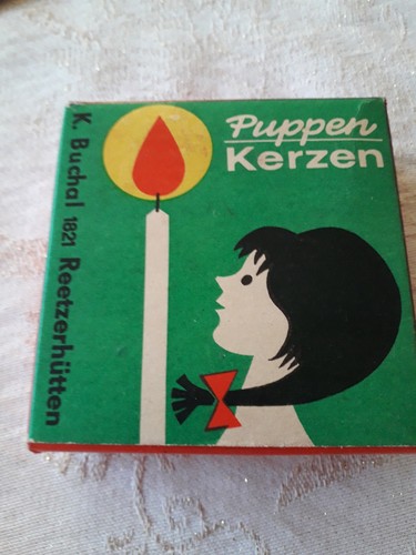 Puppenkerzen ddr ovp - ddr, in