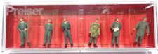Preiser 10228 BGS-Beamte Einsatzanzug 6 Figuren 1:87 H0 Selten! Top+OVP
