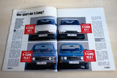 Mot 1980 bmw 528i - 528i, viergang