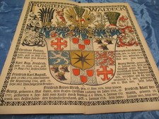 Münchener Kalender 1914 , Wappen - Kunde , Stammwappen , Adel , Rarität , R  4