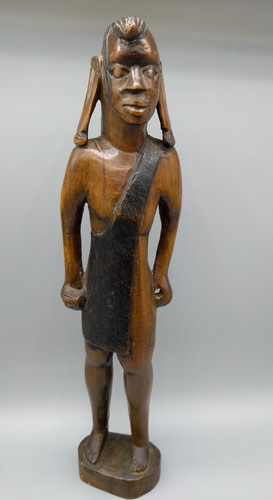 Massai afrikanische holzfigur - massai,