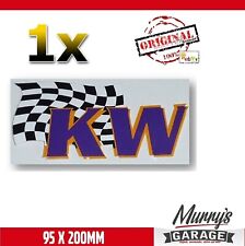 KW Fahrwerk Aufkleber Sticker Decal Schriftzug Tuning Motorsport 9,5x20cm