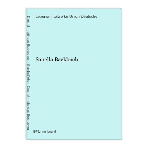 Sanella backbuch union - sanella,