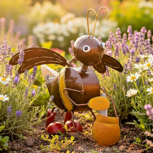 Biene gartenfigur - biene,