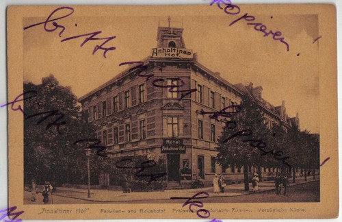 Schöne dessau anhaltiner - ak,