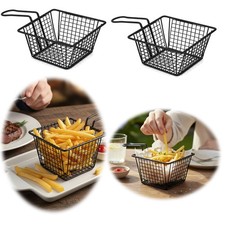 2x Pommes-Korb Servierkorb