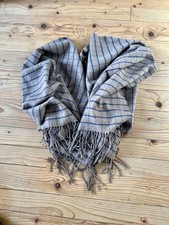 Zara Warmer Schal  Braun/blau