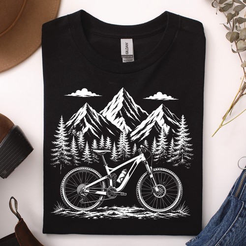 Mountainbike shirt herren - t-shirt,
