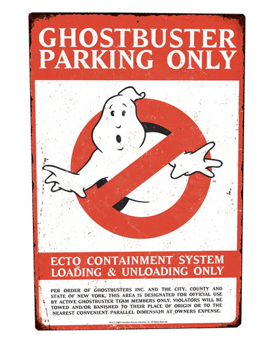 Ghostbuster parking only - ghostbuster,