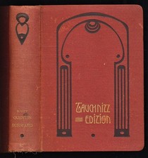 Quentin Durward : Tauchnitz Edition Vol. 87 Scott, Sir Walter: