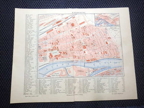 Karte stadt plan von - -,