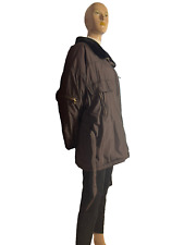 Steppjacke Piloten Jacke Airfield taupe Logo Gold Reißverschlüsse 40 42