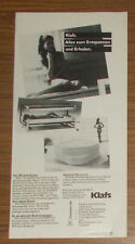 Seltene Werbung KLAFS SAUNA - Alles zum Entspannen 1982