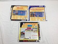 Europa-Park 3 Pizza Kartons Wagner mit Europa Park Werbung / Aktion /