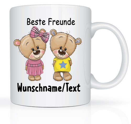 Beste freunde tasse - freunde, namen