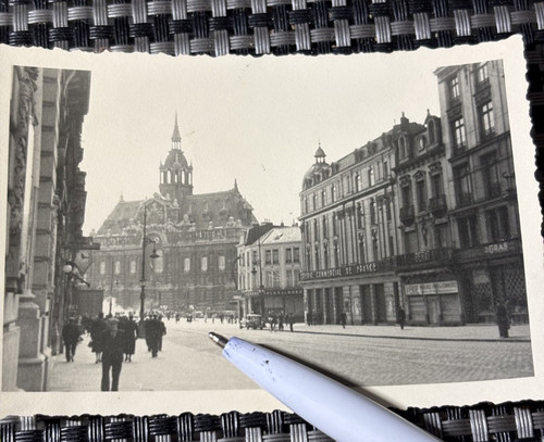 Orig foto straßenszene - foto,