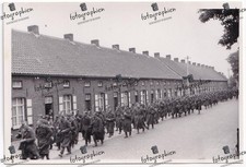 orginal Foto 2. Weltkrieg Belgien Frankreich Gefangene PoW Kolonne 1940