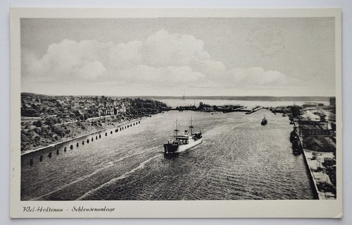 Postkarte schleusen des - ak,