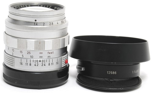 Leica summilux 50mm lens - m,