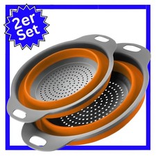 2er Set Faltbares Küchensieb
