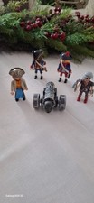 Playmobil Figuren  Plus Totenkopf Kanone Piraten Marine Blauröcke