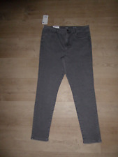 C&A JEGGING Jeans Skinny HIGH WAIST Stretch Grau Gr.46 L30 **NEU**